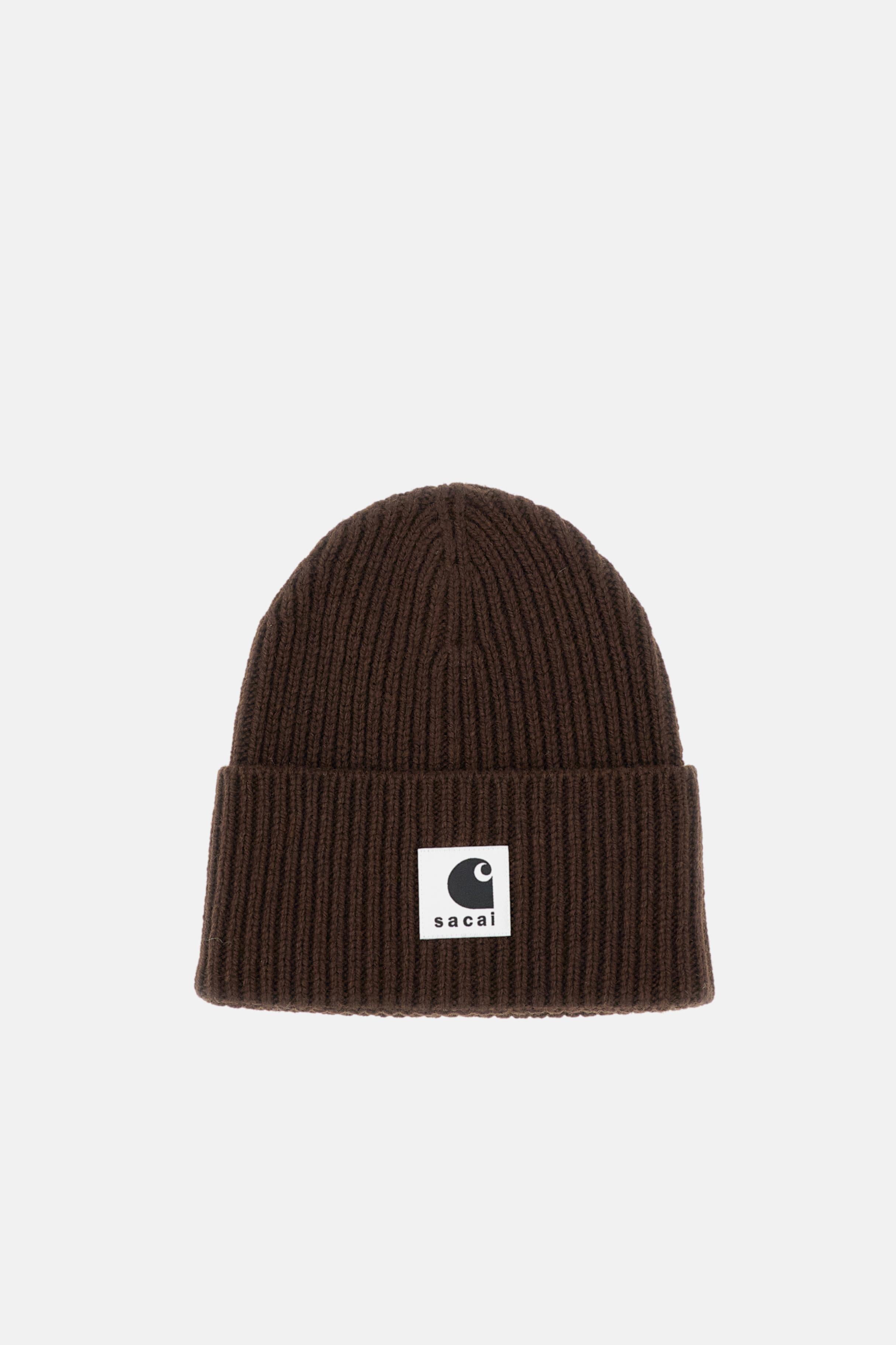 帽子 sacai carhartt wip WoolKnit Beanie Black Carhartt WIP