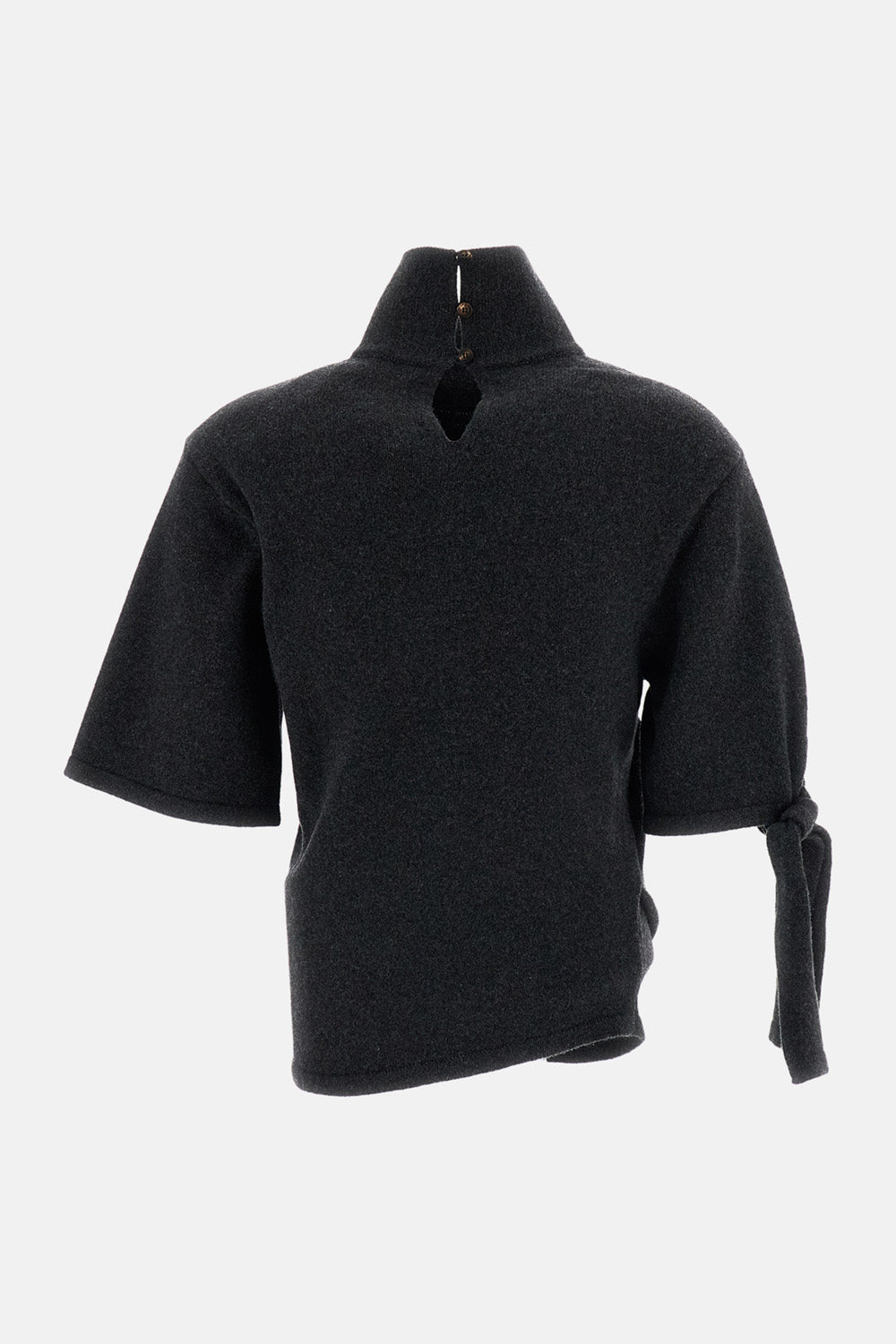 Jacquemus LA MAILLE TOP WITH BOW $575.64 USD - Biffi Boutiques
