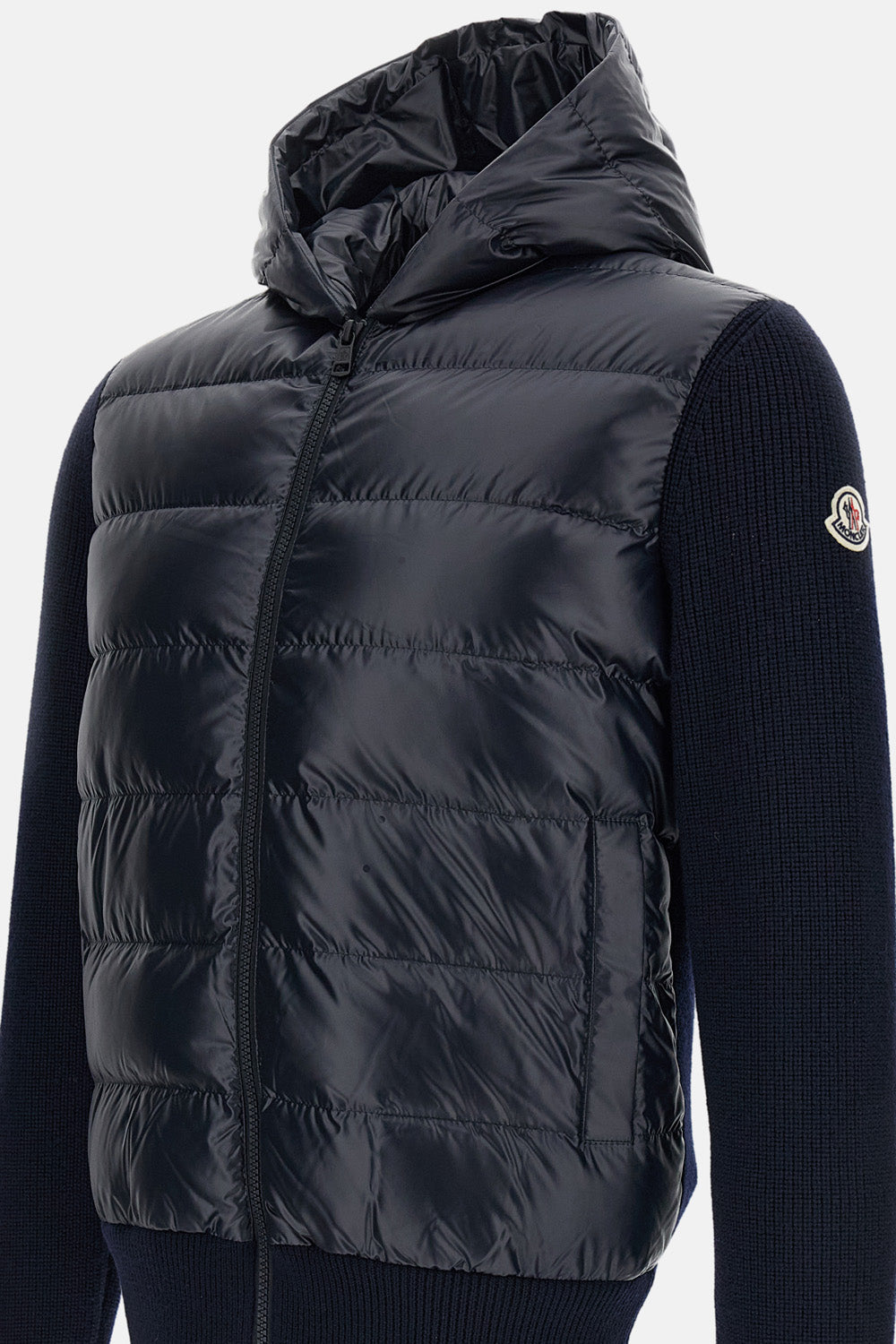 Moncler Padded hooded cardigan $893.88 USD - Biffi Boutiques