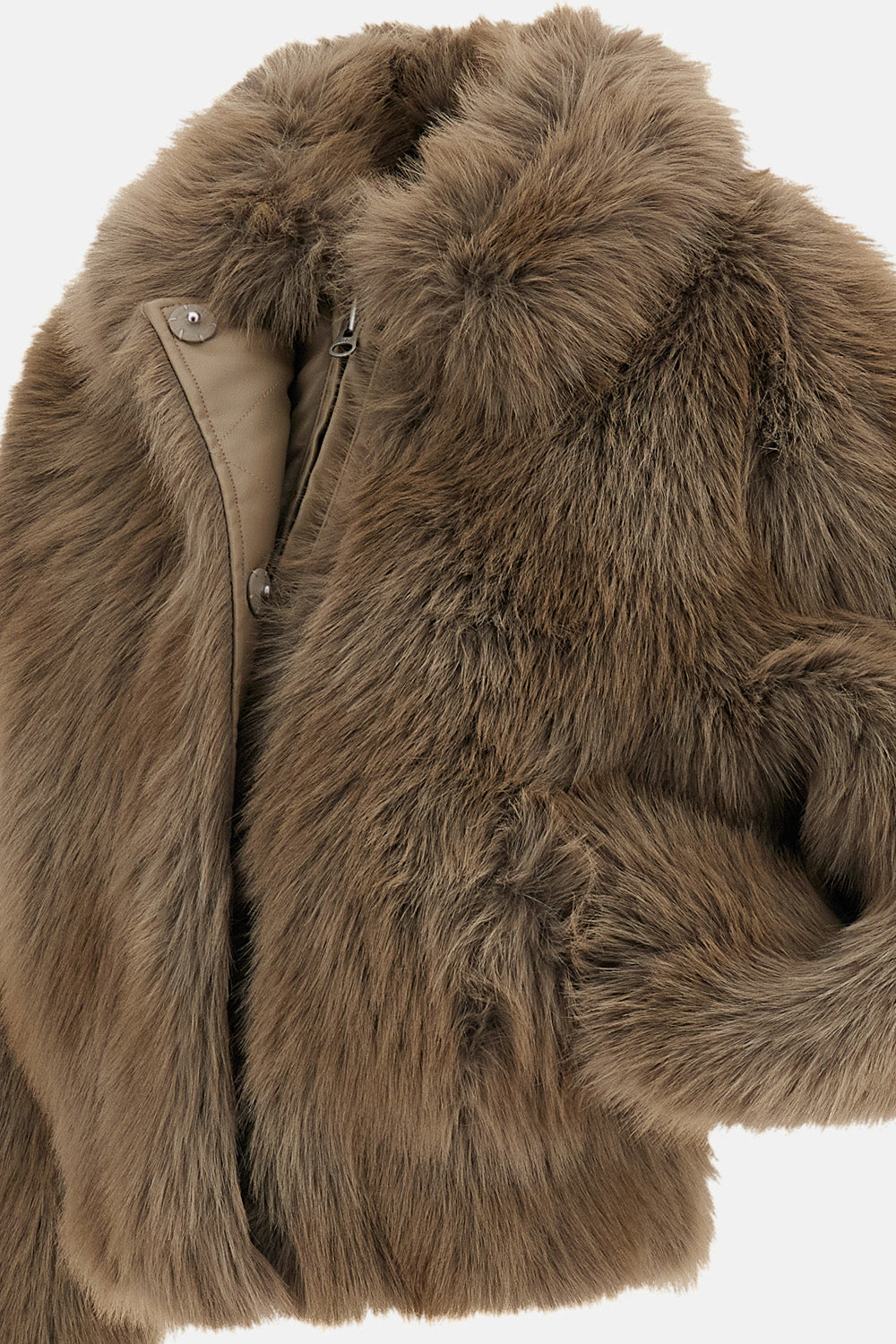 Stand Studio SHORT JACKET LENA IN ECO-FAUX FUR $413.10 USD - Biffi