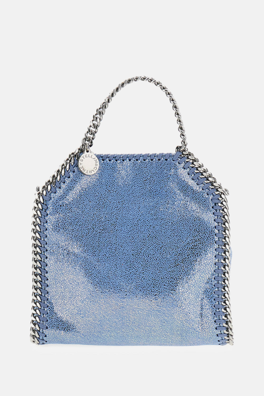 Stella McCartney FALABELLA Tiny Tote Bag Eco Shiny Dotted Chamois 