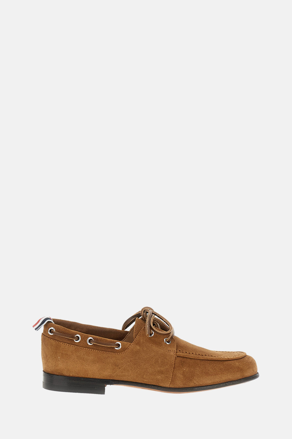 Thom Browne Suede Leather Boat Shoes $622.44 USD