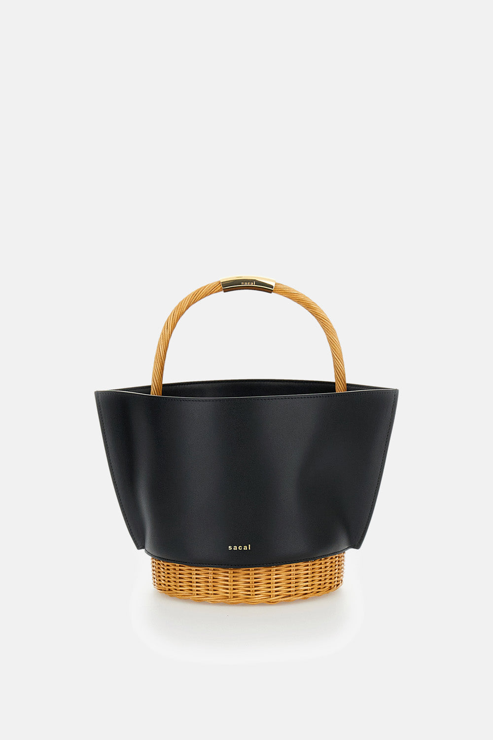 Sacai RAFFIA AND LEATHER BASKET BAG €405,00 EUR - Biffi Boutiques