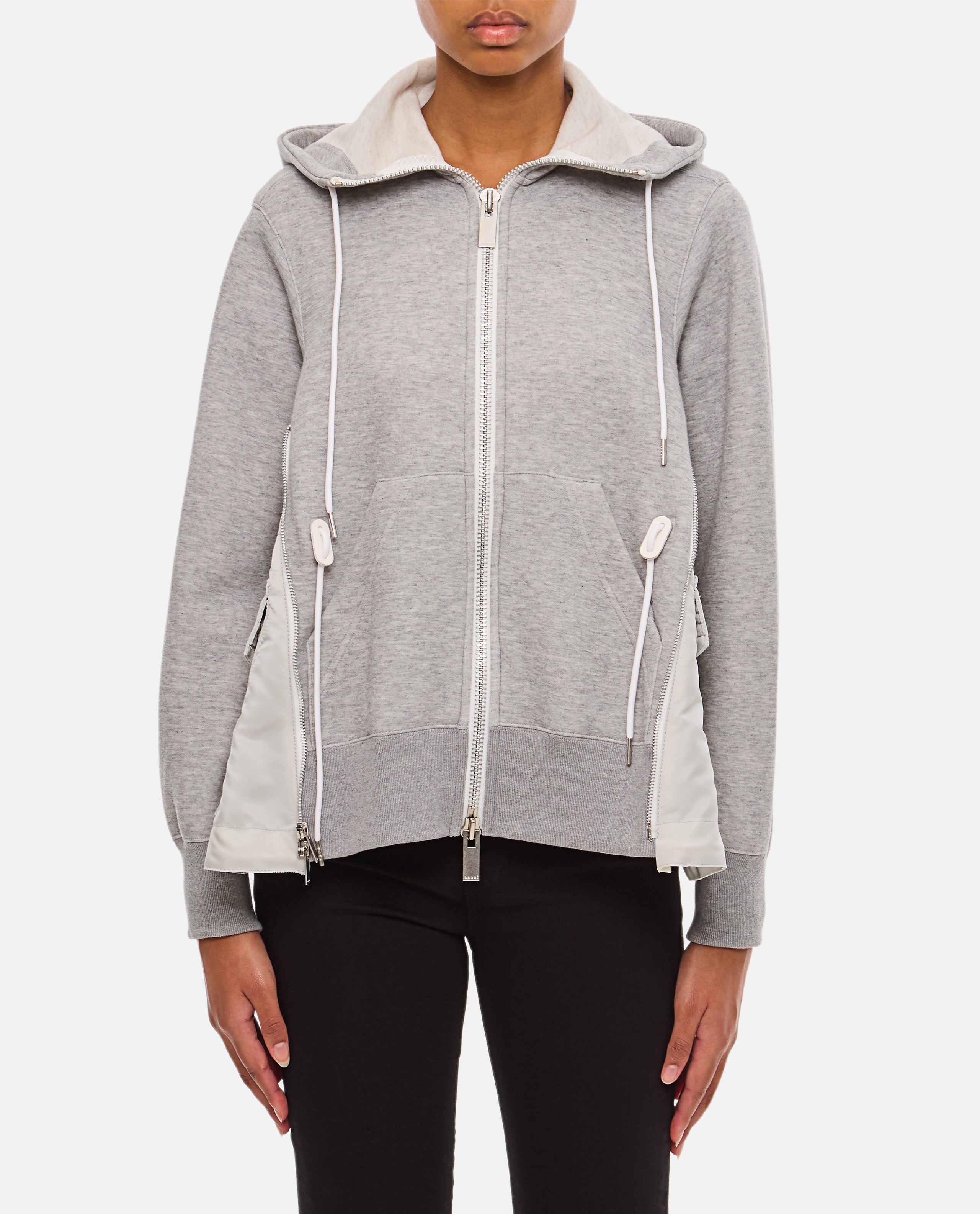 Sacai ZIP-UP HOODIE £304.57 GBP - Biffi Boutiques