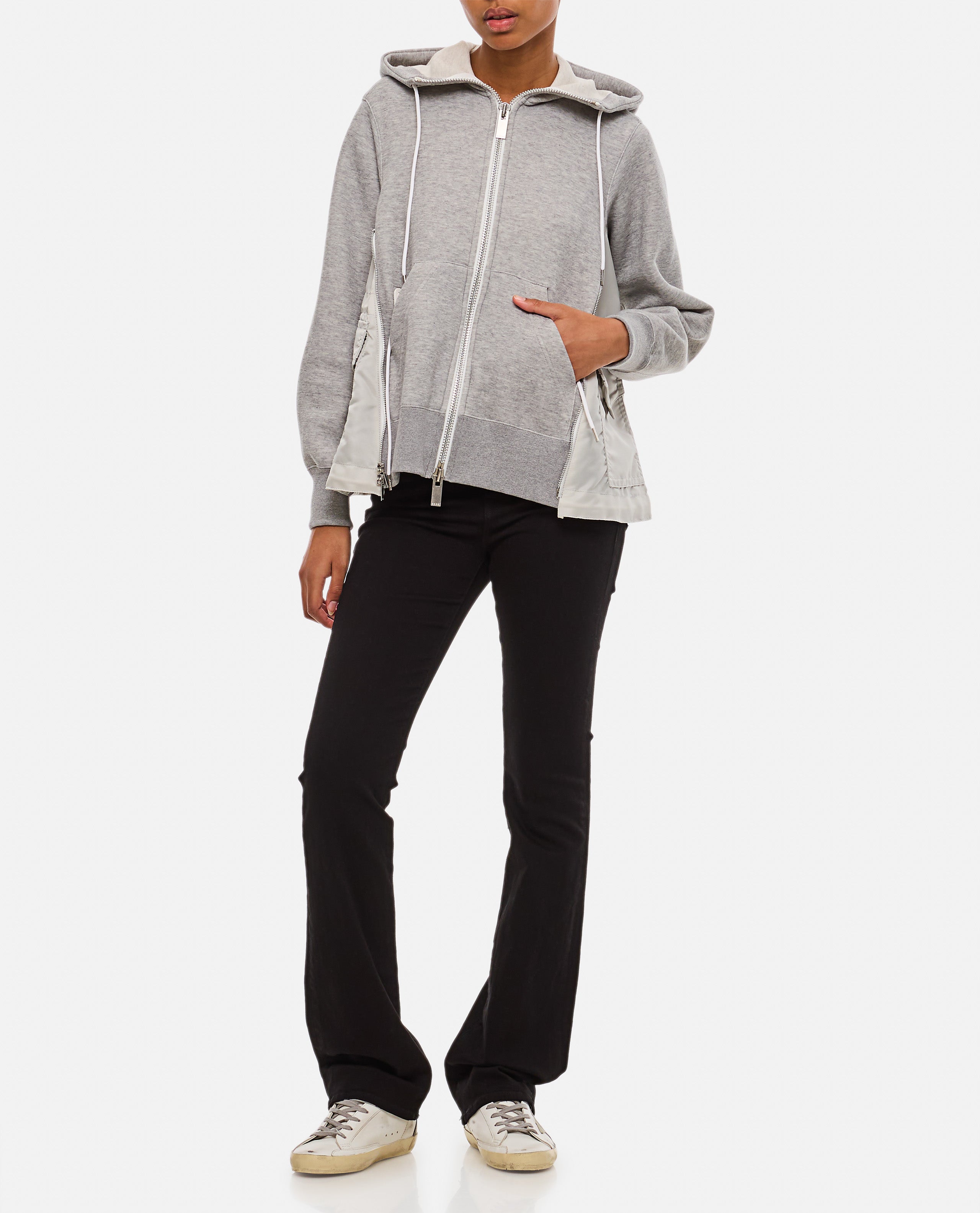 Sacai ZIP-UP HOODIE £234.23 GBP - Biffi Boutiques