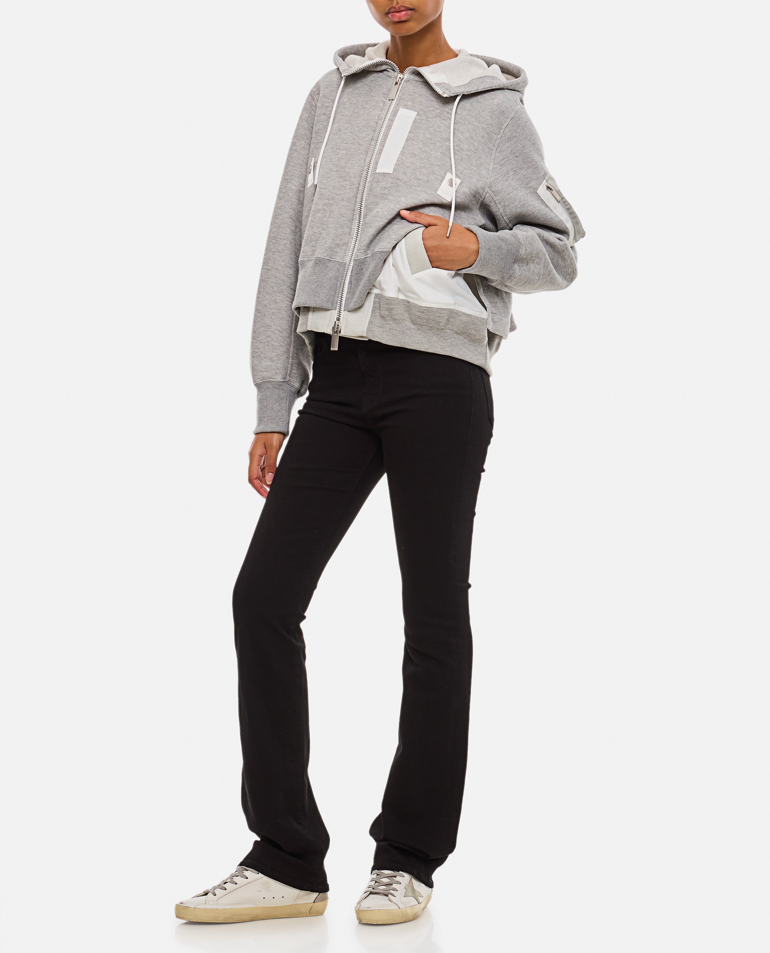Sacai パーカーとジップ付き ¥79,082 JPY - Biffi Boutiques