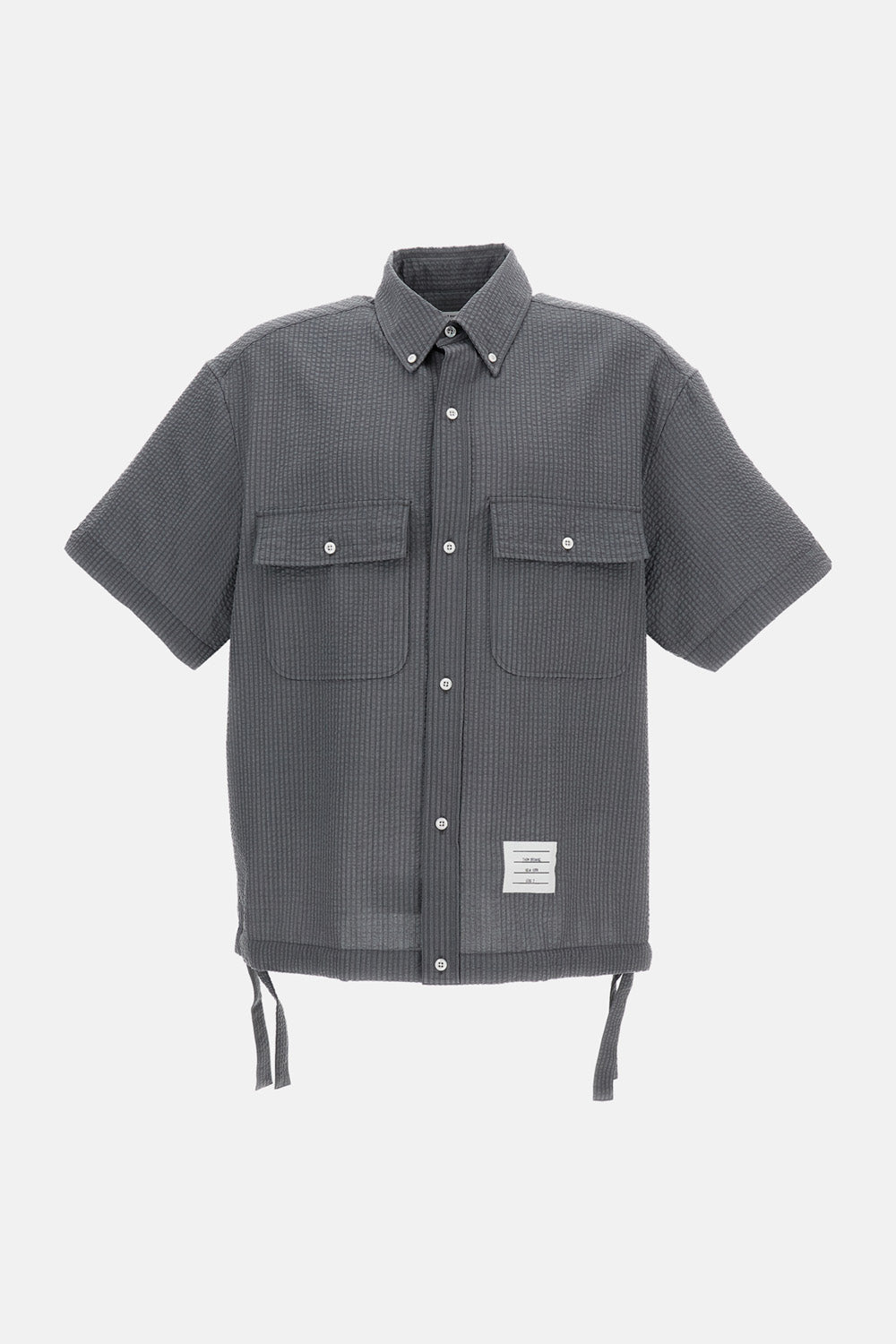 Thom Browne OVERSIZED SHORT-SLEEVED SHIRT $658.48 USD - Biffi