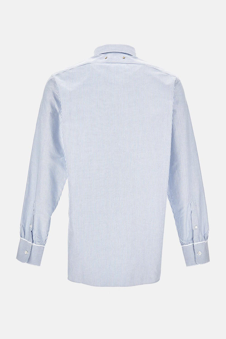 CAMICIA IN COTONE A RIGHE GMP00246 P00054880197 Golden Goose 