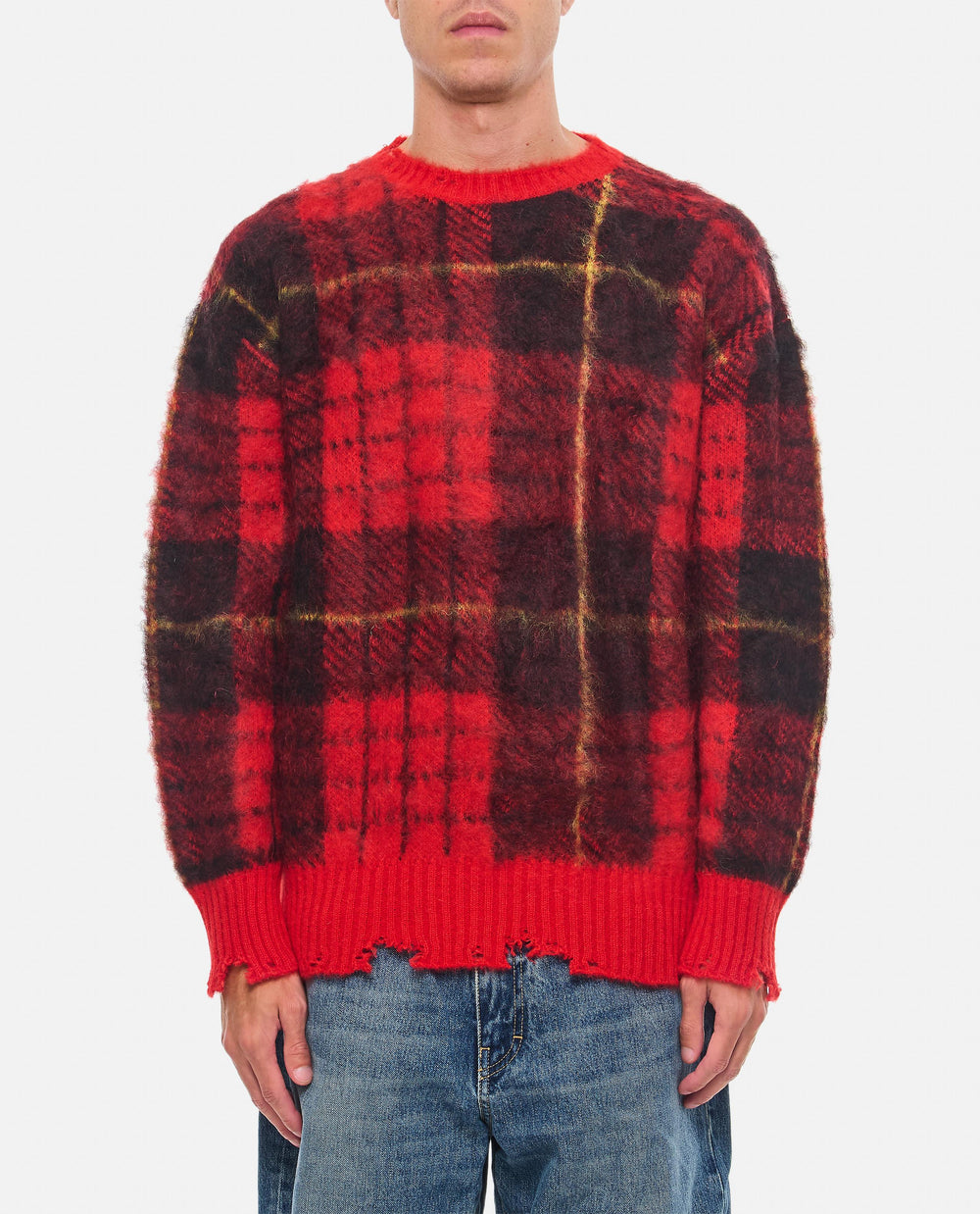 Alexander McQueen Mohair Crewneck Sweater ¥76,572 JPY Biffi