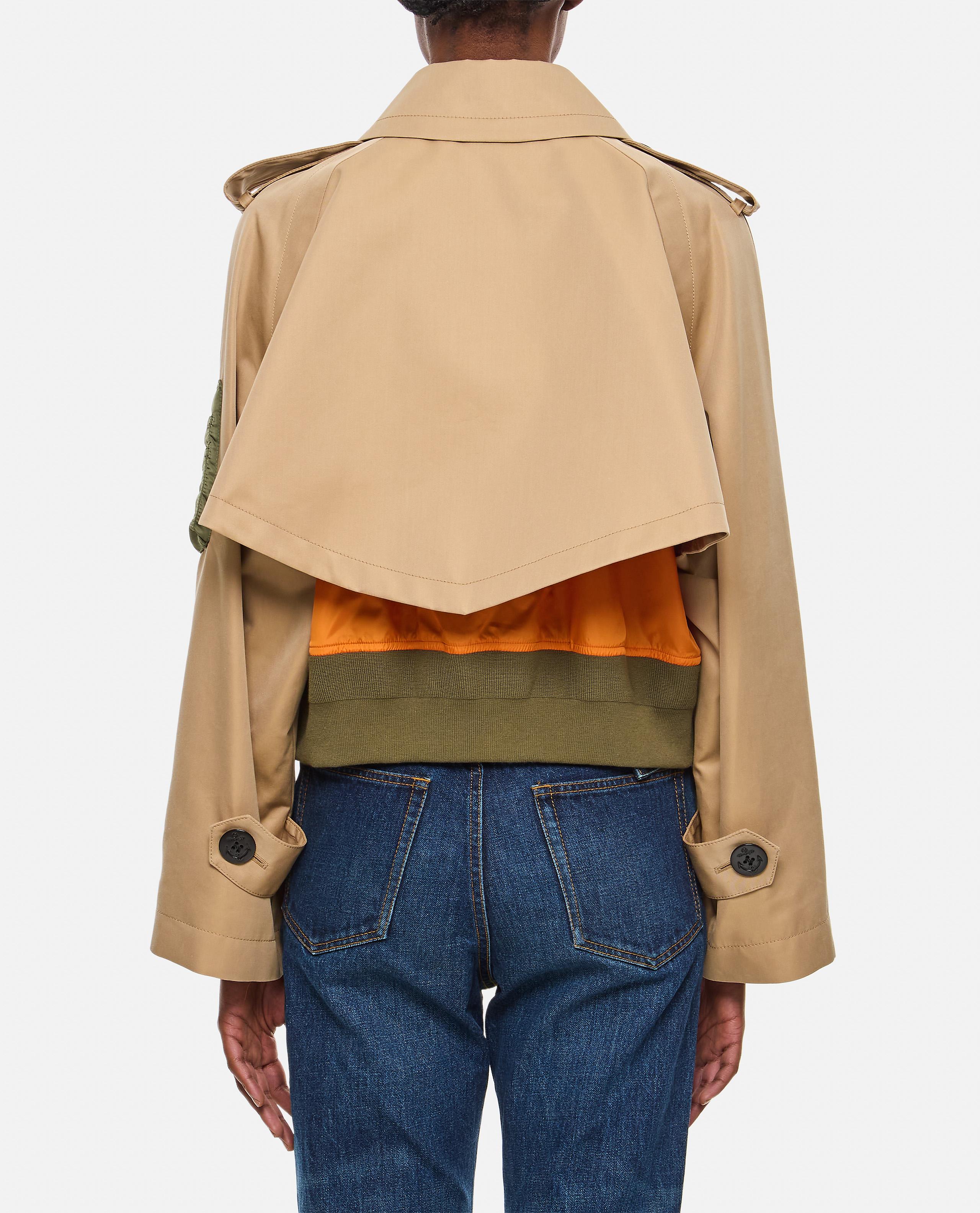 Sacai ショートトレンチコート ¥293,606 JPY - Biffi Boutiques