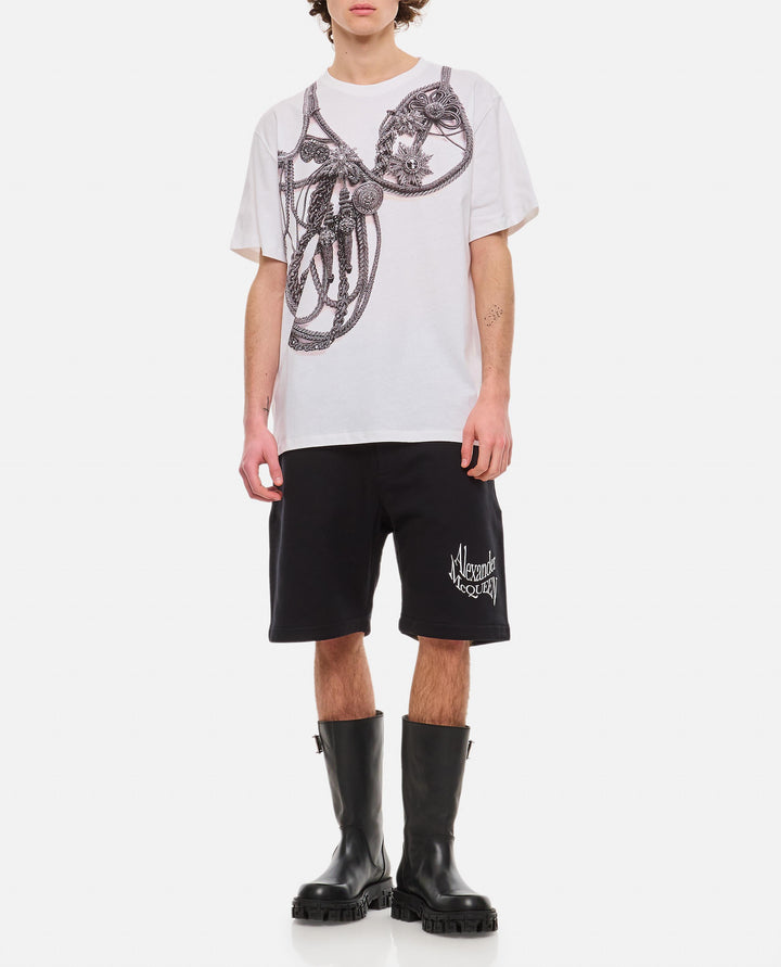 PANTALONCINI CORTI IN COTONE<BR/> 781880 QXAAM1000 Alexander McQueen 