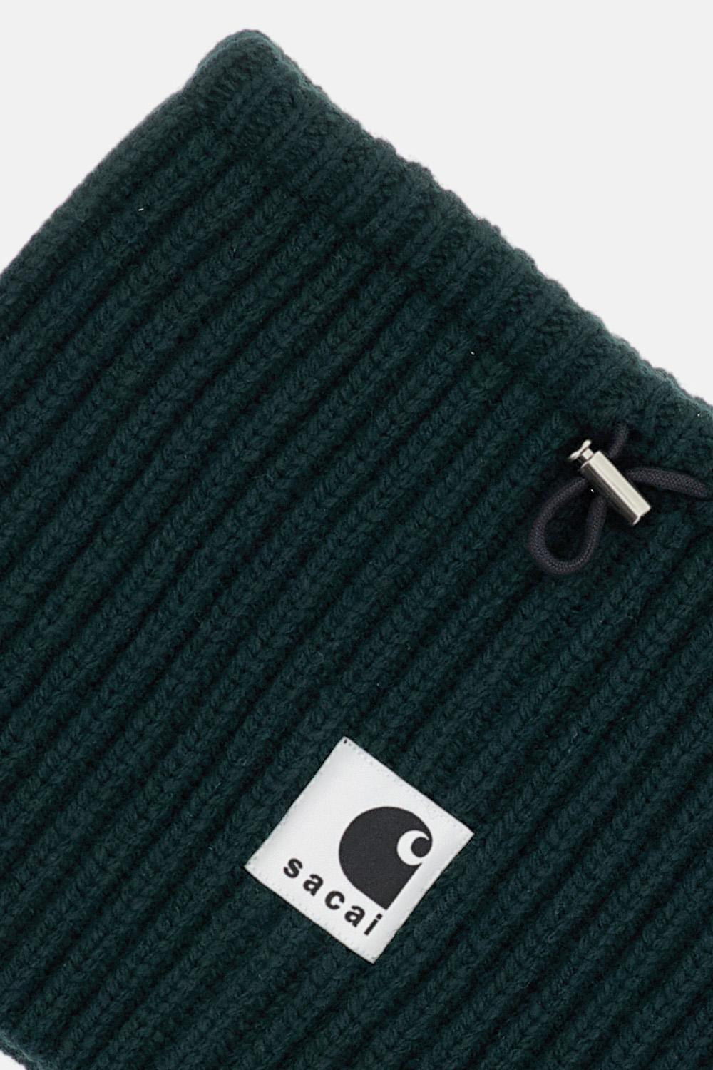 Sacai Carhartt WIP ネックウォーマー(黒) Sacai Carhartt WIP ネックウォーマー(黒) - メルカリ