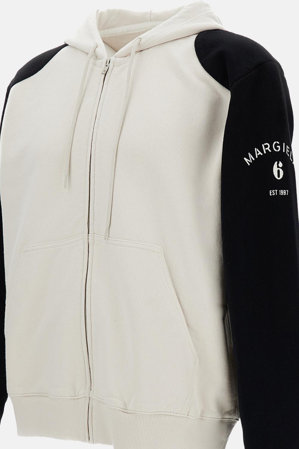 トップス MM6 FELPA CON JIP MM6 Maison Margiela Zip-up hoodie €550,00 EUR - Biffi Boutiques
