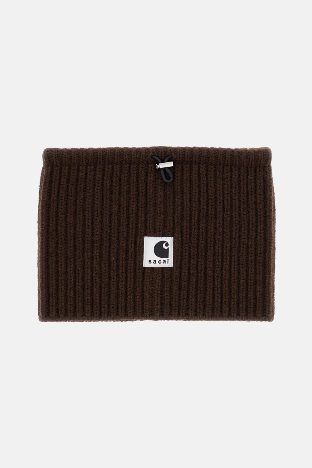 小物 sacai Carhartt WoolKnit NeckWarmer Black image_0a86dd2b-c398-4f15-8cb3-