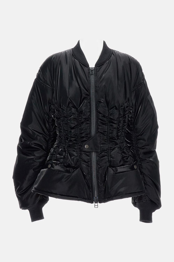 Bomber in Nylon Twill con Dettaglio Corsetto JPJ004051 1 Junya Watanabe 