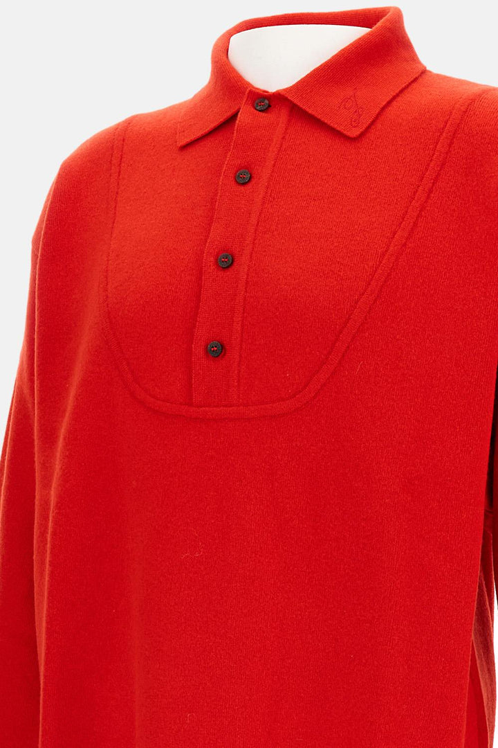 POLO 'LA MAILLE VAREUSE PALLONE'<BR/> SWM00609AK00276 470 Jacquemus 