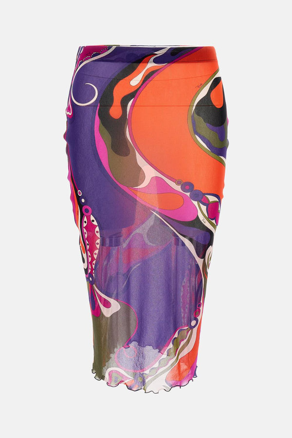 GONNA IN TULLE<BR/> 5UJV13 5U839017 Emilio Pucci 