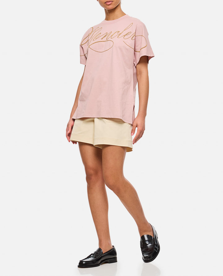 T-SHIRT CON LOGO<BR/> 8C0000389AUO 529 Moncler 