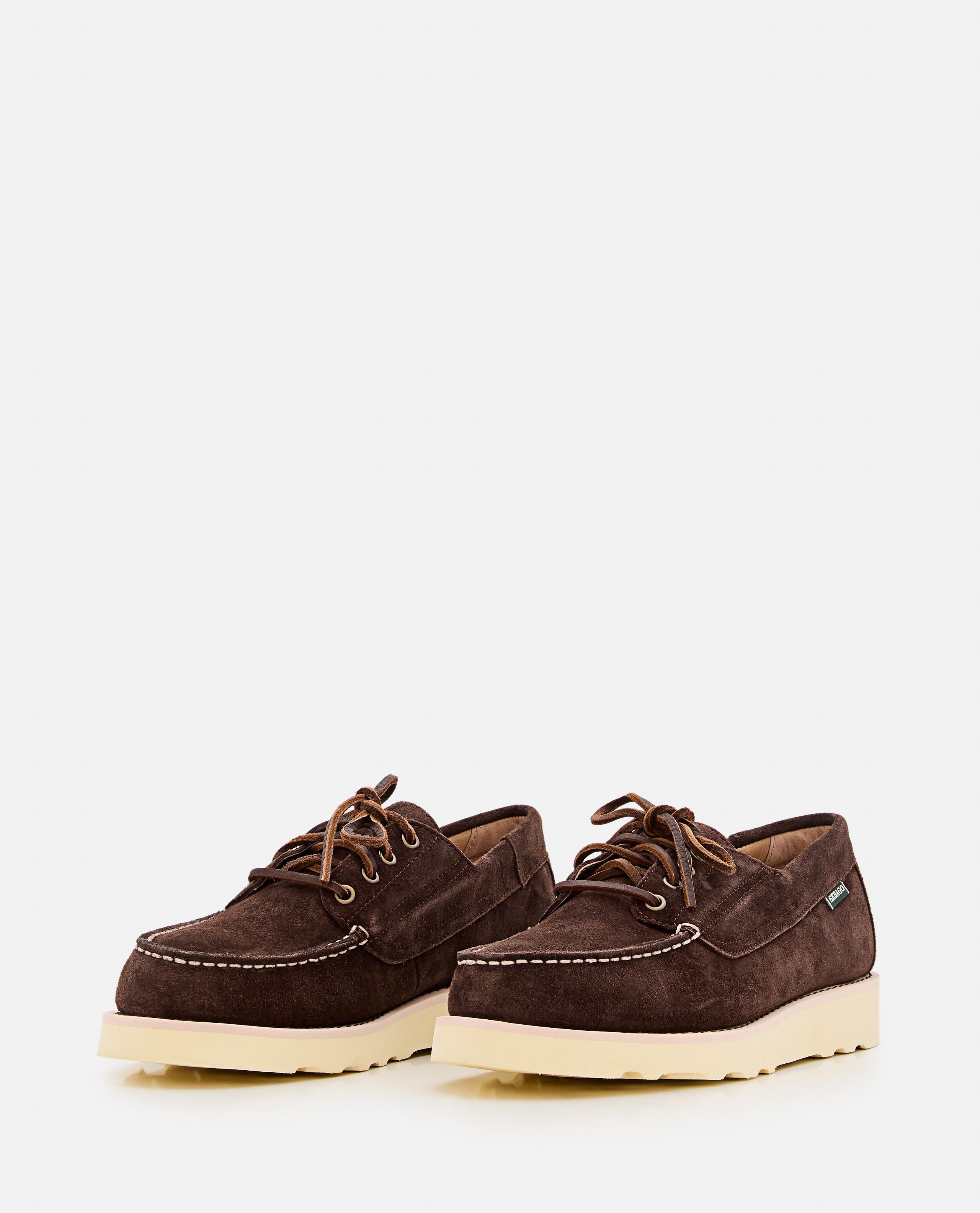 【美品】  SEBAGO(セバゴ) ASKOOK SUEDE EVA モカシン Docksides Man ASKOOK SUEDE Moccasin BROWN COGNAC