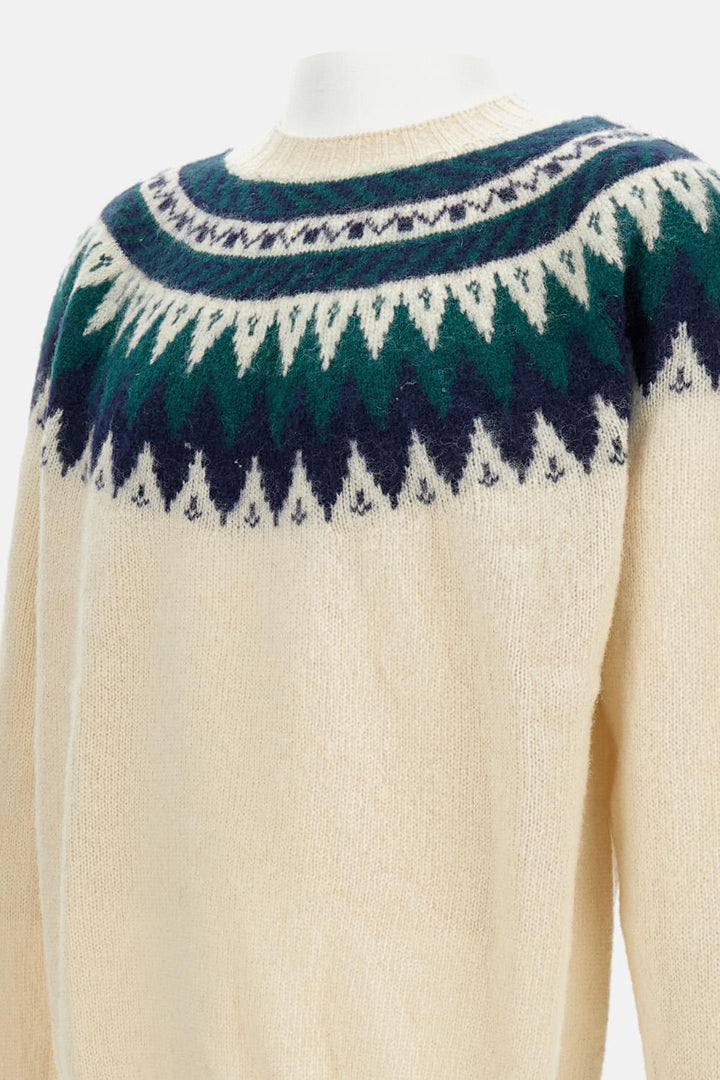 MAGLIONE IN LANA A GIROCOLLO MAGICIANINTHEMOUNTAIN ECRU Howlin 