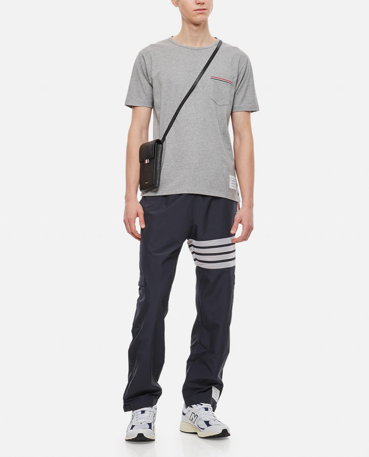 T-SHIRT IN COTONE RWB POCKET MJS010A 01454055 Thom Browne 