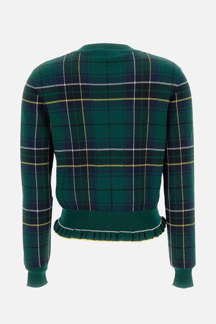 MAGLIONE GIROCOLLO A QUADRI 839787 Q1BEL3072 Alexander McQueen 