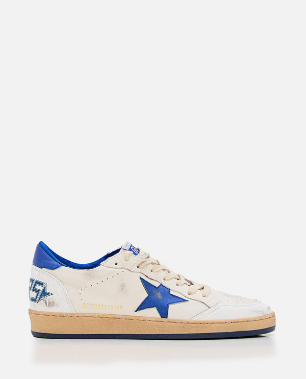SNEAKERS BALLSTAR BIANCHE CON STELLA BLU GMF00117 F00219810327 Golden Goose 