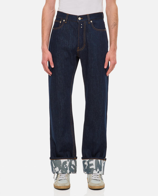 DENIM CON RISVOLTO 794093 QYAAB4244 Alexander McQueen 