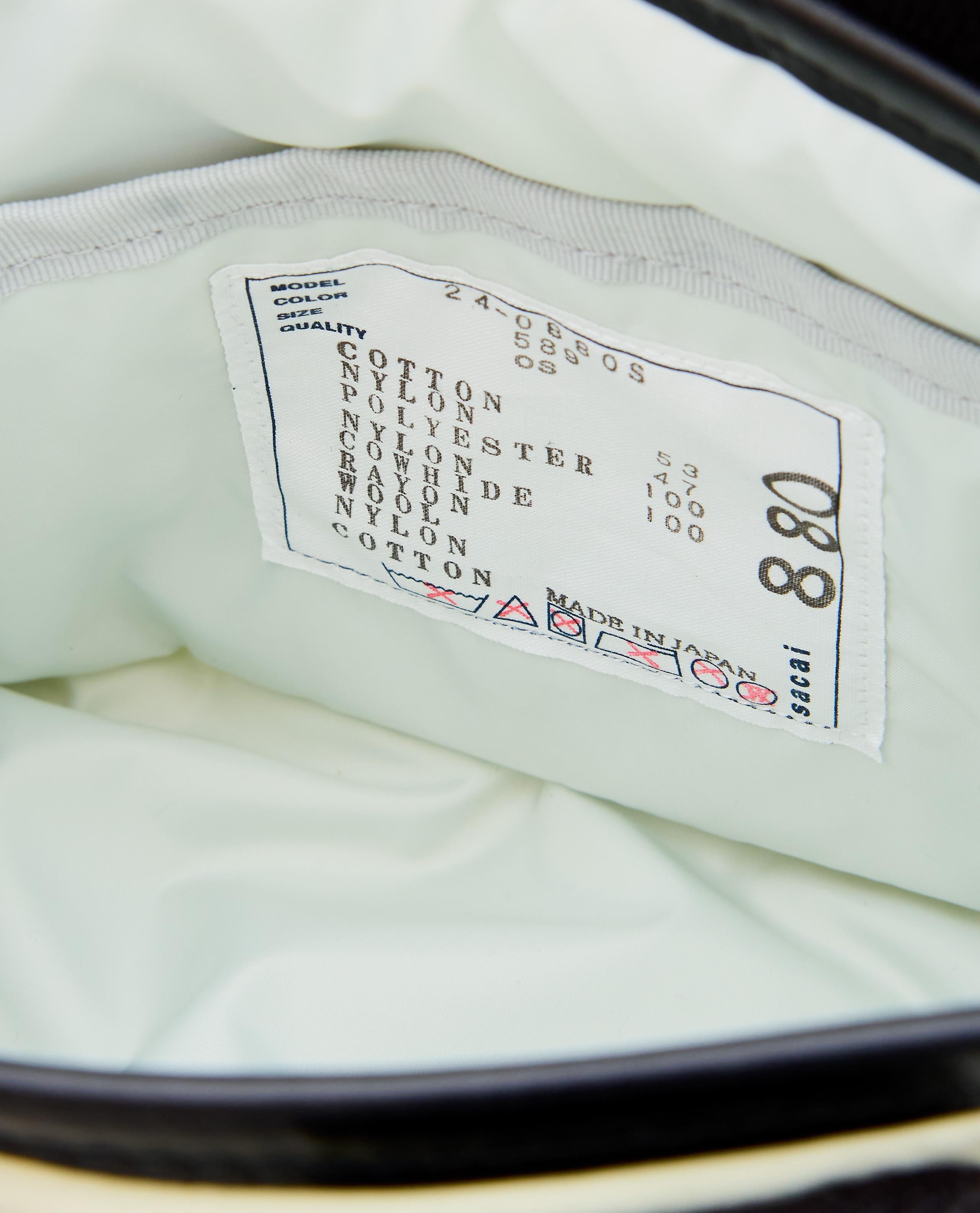 Sacai SACAI X MARC GONZALES パッチ付き小型トートバッグ ¥67,981 JPY