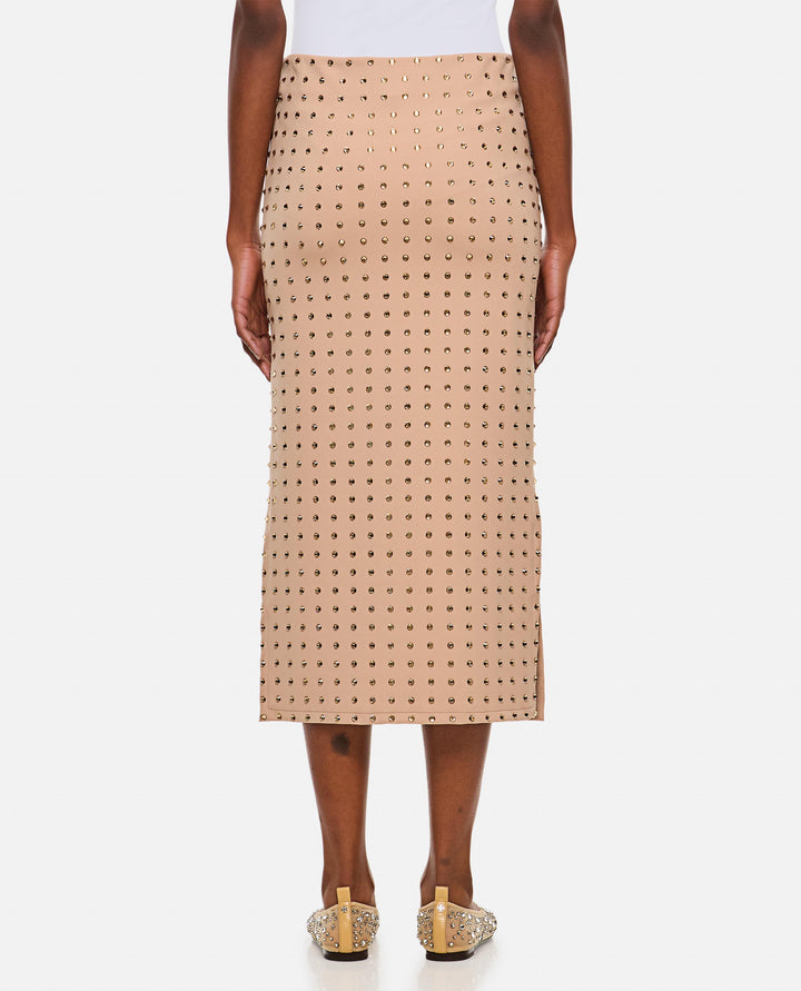 NOME CRYSTAL LYCRA MIDI SKIRT 2512771011600 001 Sportmax 