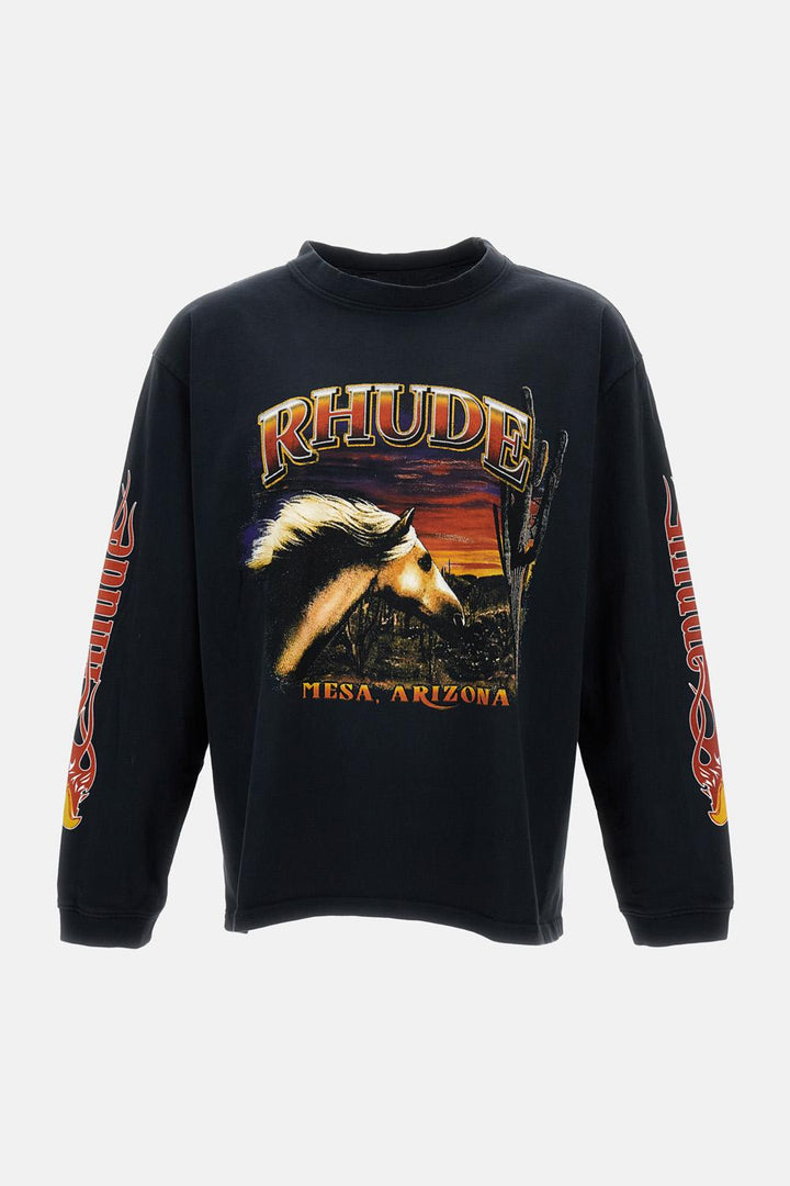 Rhude LONG SLEEVE T-SHIRT 'MESA STALLION' €350,00 EUR Biffi