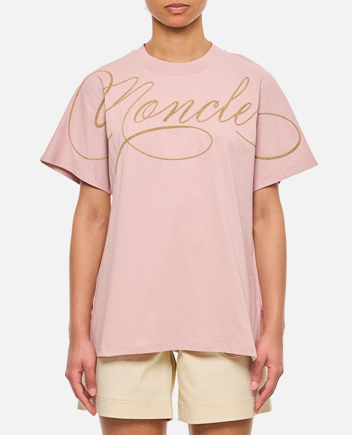 T-SHIRT CON LOGO<BR/> 8C0000389AUO 529 Moncler 