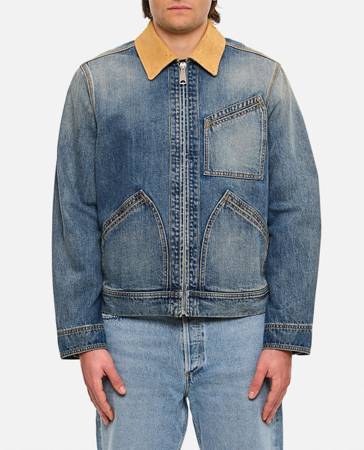GIACCA DENIM WORKWEAR 809777 QTACM439 Alexander McQueen 