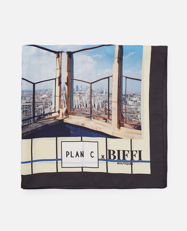 FOULARD PLAN C X BIFFI BOUTIQUES <BR/> BIFFI21-FPLANC .PLAN C Demiur 