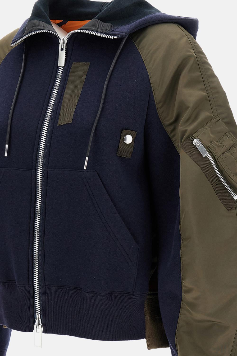 Sacai ZIP-UP HOODIE €885,00 EUR - Biffi Boutiques