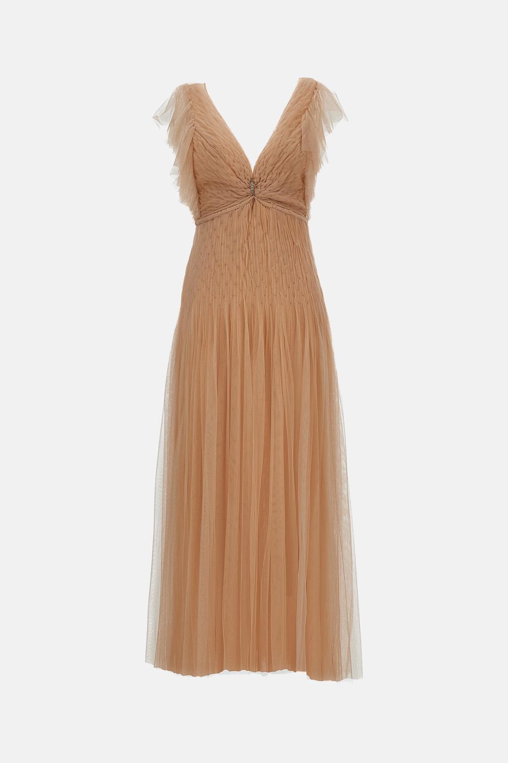 elisabetta franchi maxi dress Elisabetta Franchi Long Tulle Dress $573.42 USD - 40