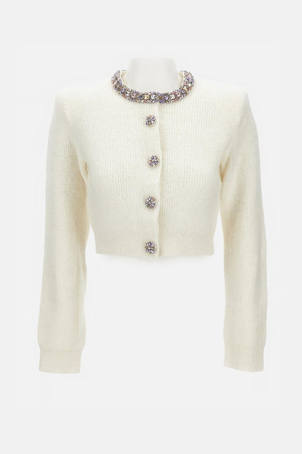 CARDIGAN <BR/> AW25135CC CREAM Self-Portrait 