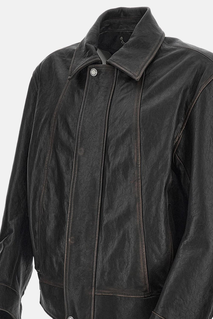 GIACCA BOMBER IN NAPPA GMP02531 P00230140249 Golden Goose 