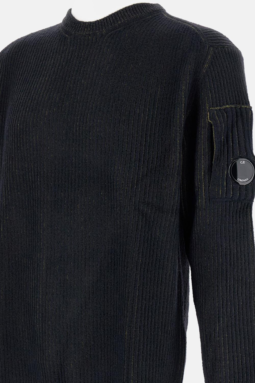 Maglia Cp Company Maglieria Company Crewneck Fleece Knit Sweater