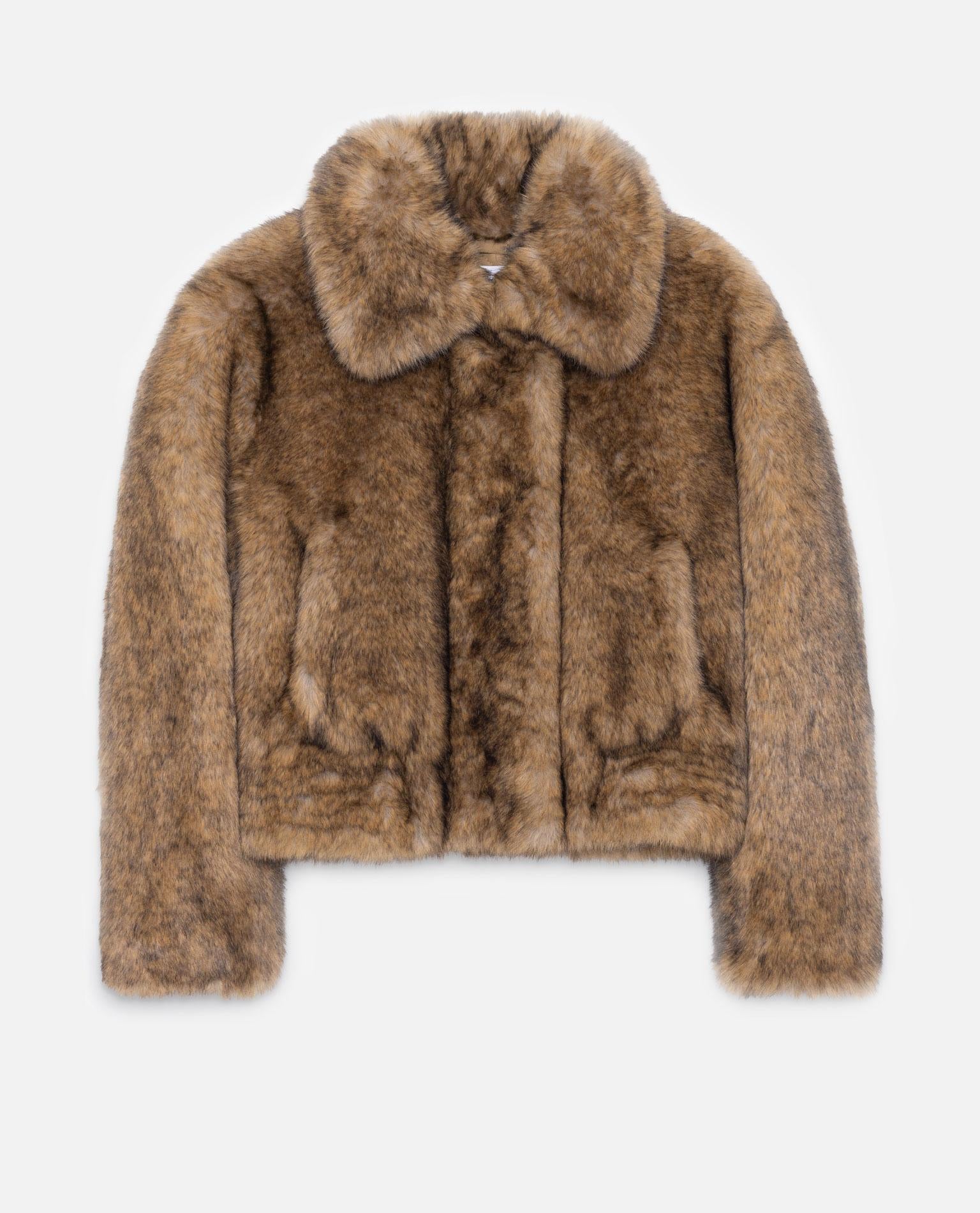 THINK FUR Mix Fur Stand Collar coat ジャケット・アウター THINK FUR