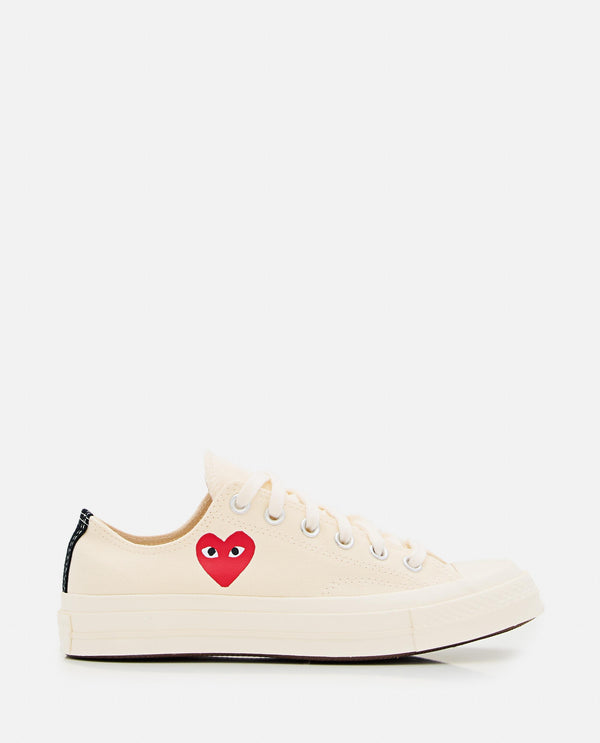 PLAY CONVERSE LOW SNEAKERS AZK128 WHITE Comme Des Garçons Play 