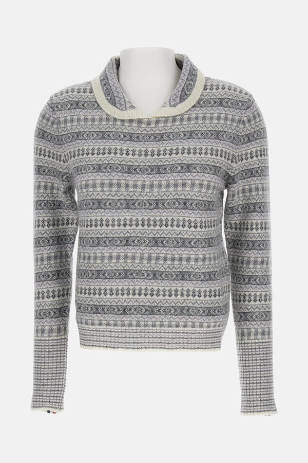 JACQUARD PULLOVER FKA497A Y1029100 Thom Browne 