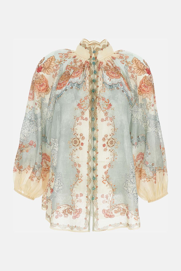 BLUSA A MANICHE LUNGHE<BR/> 4273TRS263 WPFM Zimmermann 