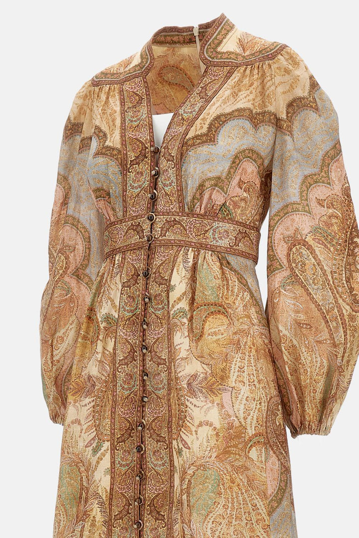 ABITO MIDI CON SCOLLO PROFONDO 5753DRS262 TPML Zimmermann 