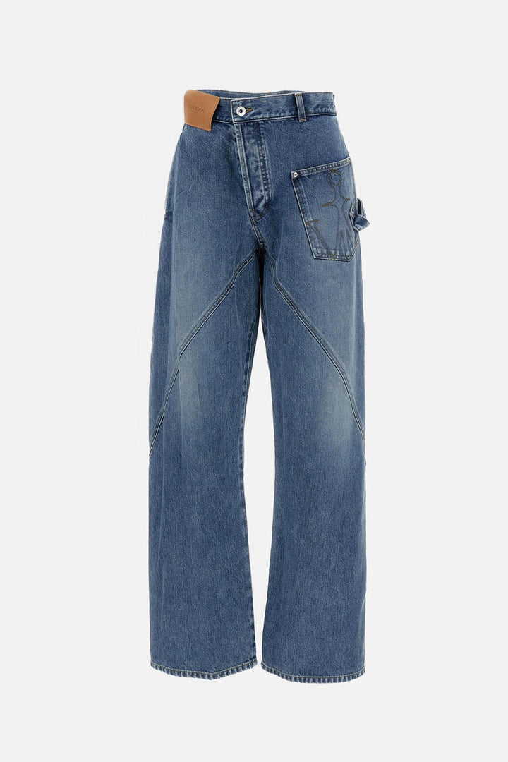 JEANS CON CUCITURE ATTORCIGLIATE DT0126 PG1849172 JW Anderson 