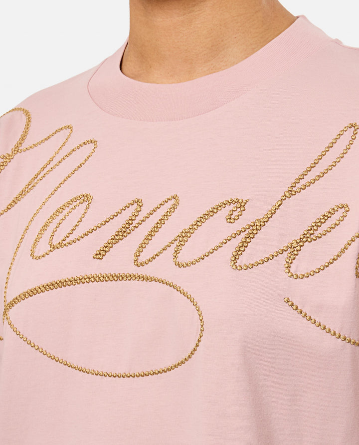 T-SHIRT CON LOGO<BR/> 8C0000389AUO 529 Moncler 