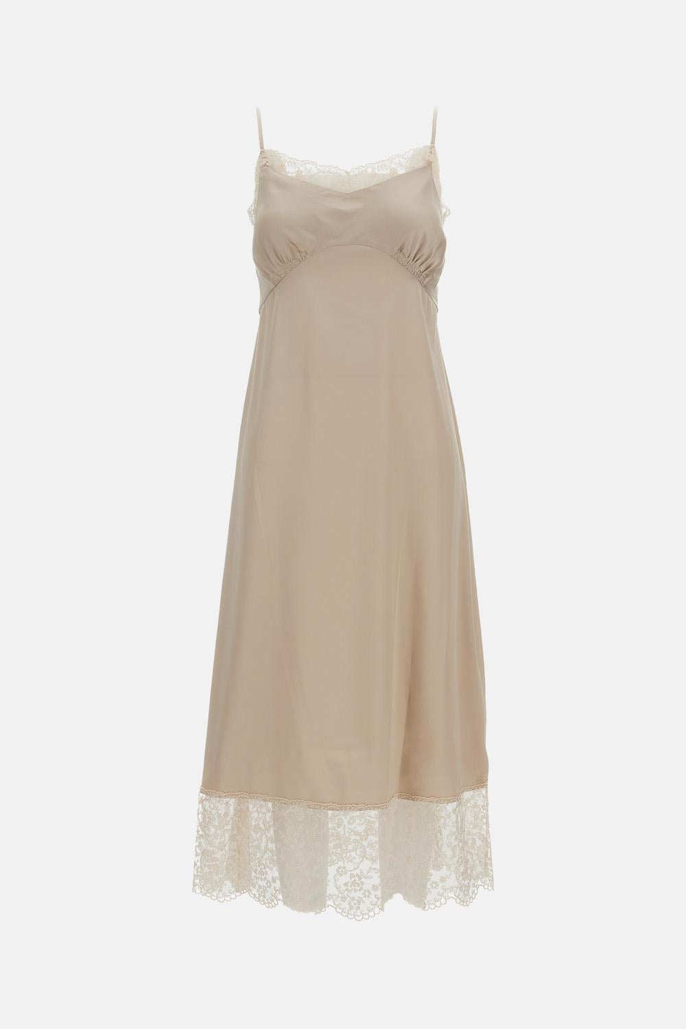simone rocha lace dress Beaded Layered Liquid Lace Trim Smock Dress Simone Rocha