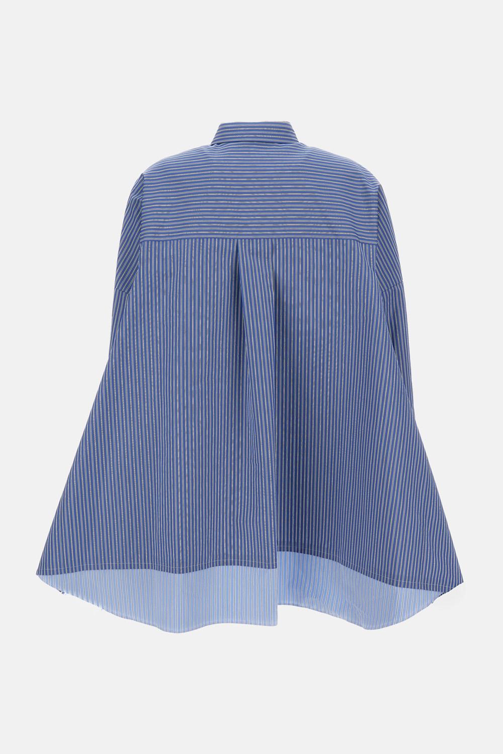 Sacai ストライプのポプリンシャツ ¥200,547 JPY - Biffi Boutiques