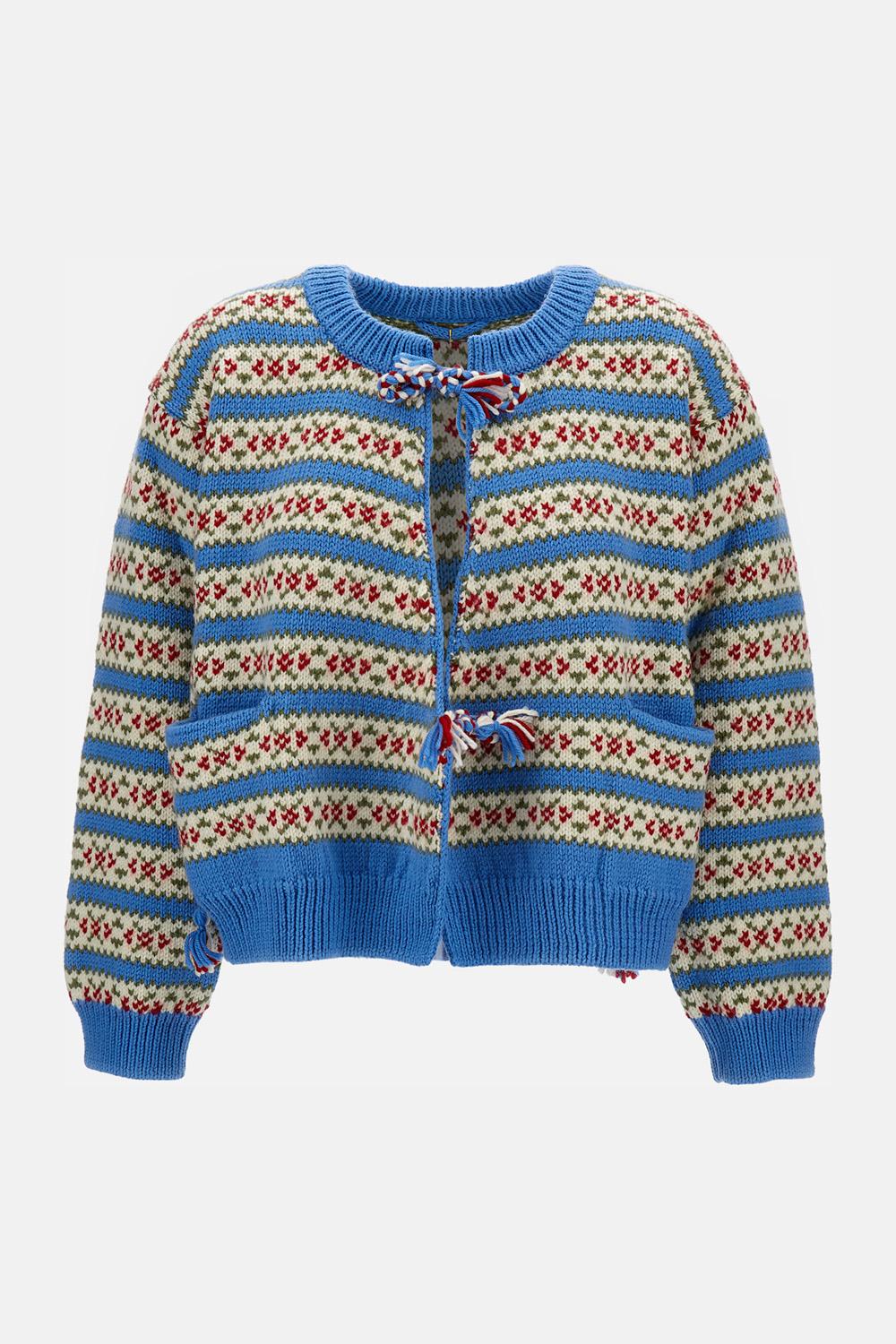 Bode New York WEDGEWOOD CARDIGAN $681.35 USD - Biffi Boutiques