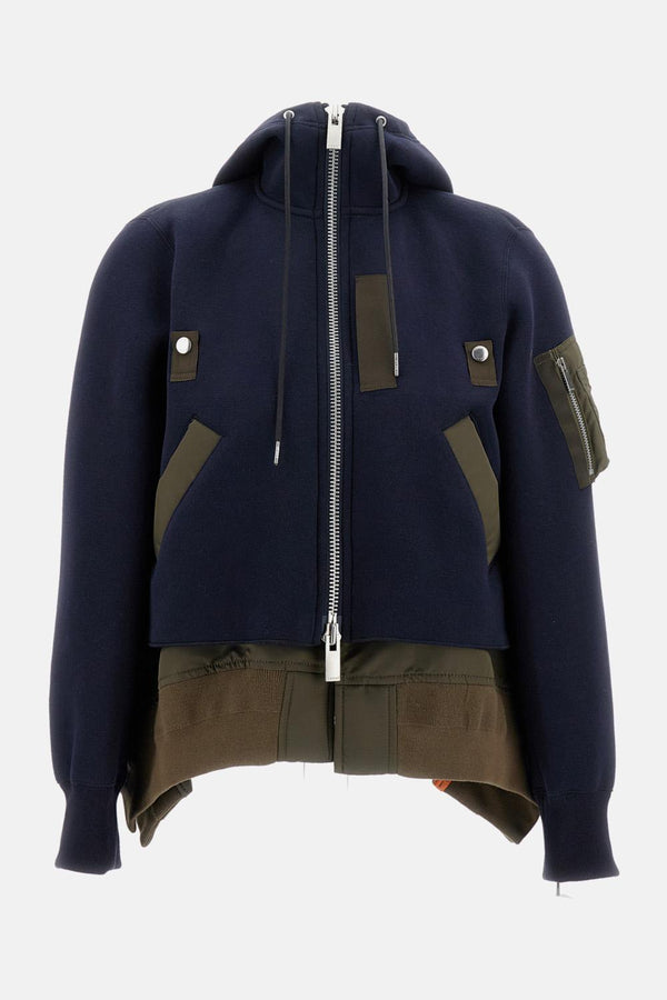 FELPA CON CAPPUCCIO<BR/> 2508171 233 Sacai 